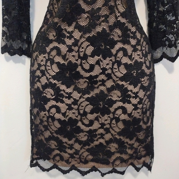 Jump - Lace Lined Mini Dress - Picture 3 of 10